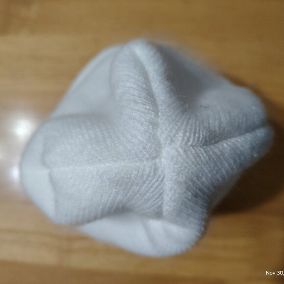 Men’s NFL Los Angeles Rams Cuffed Knit Beanie Ski Cap White Made in USA - Picture 3 of 5